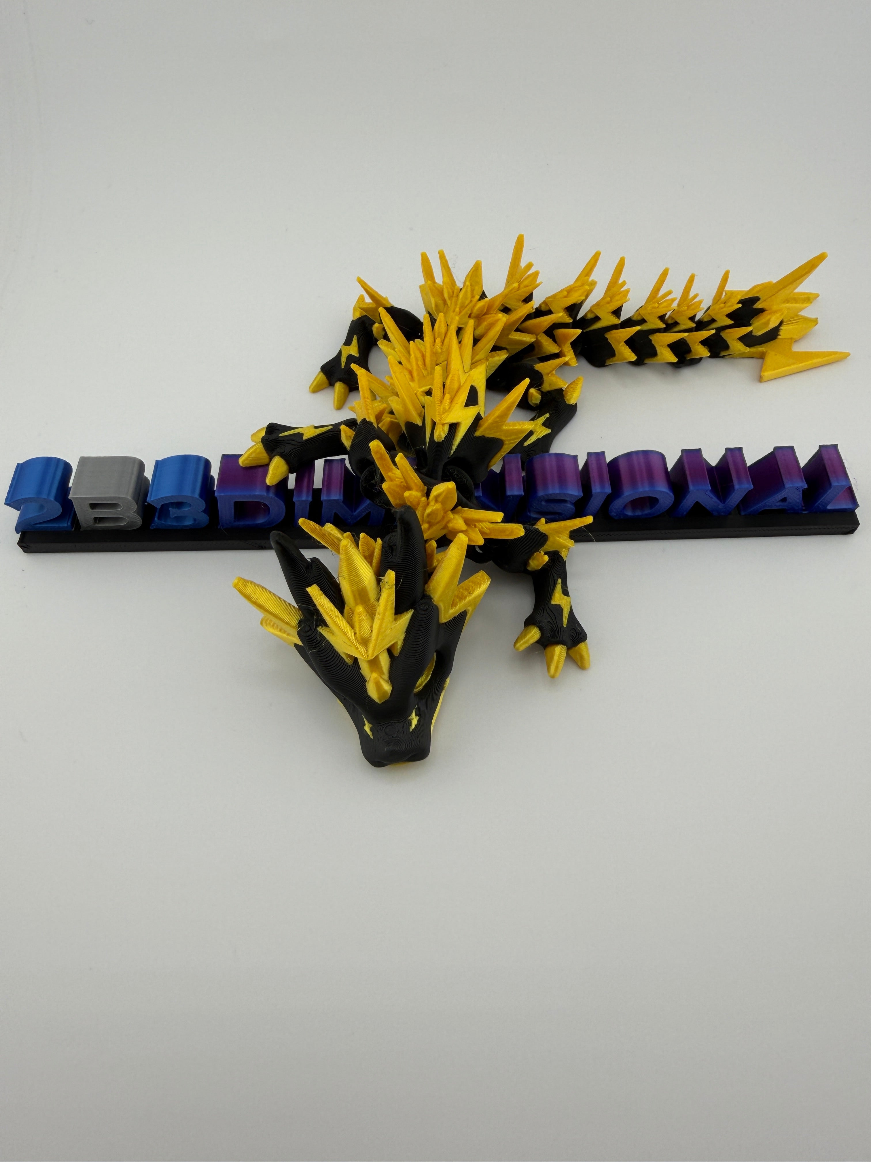 Thunderstorm Dragon – Articulated 3D Printed Dragon ⚡🐉