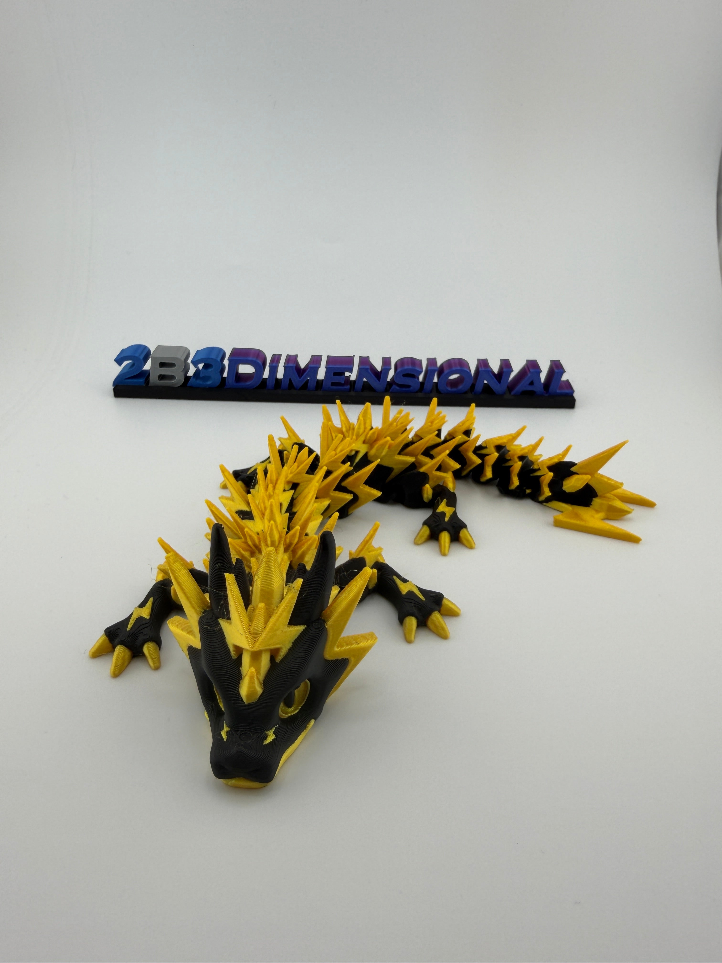 Thunderstorm Dragon – Articulated 3D Printed Dragon ⚡🐉