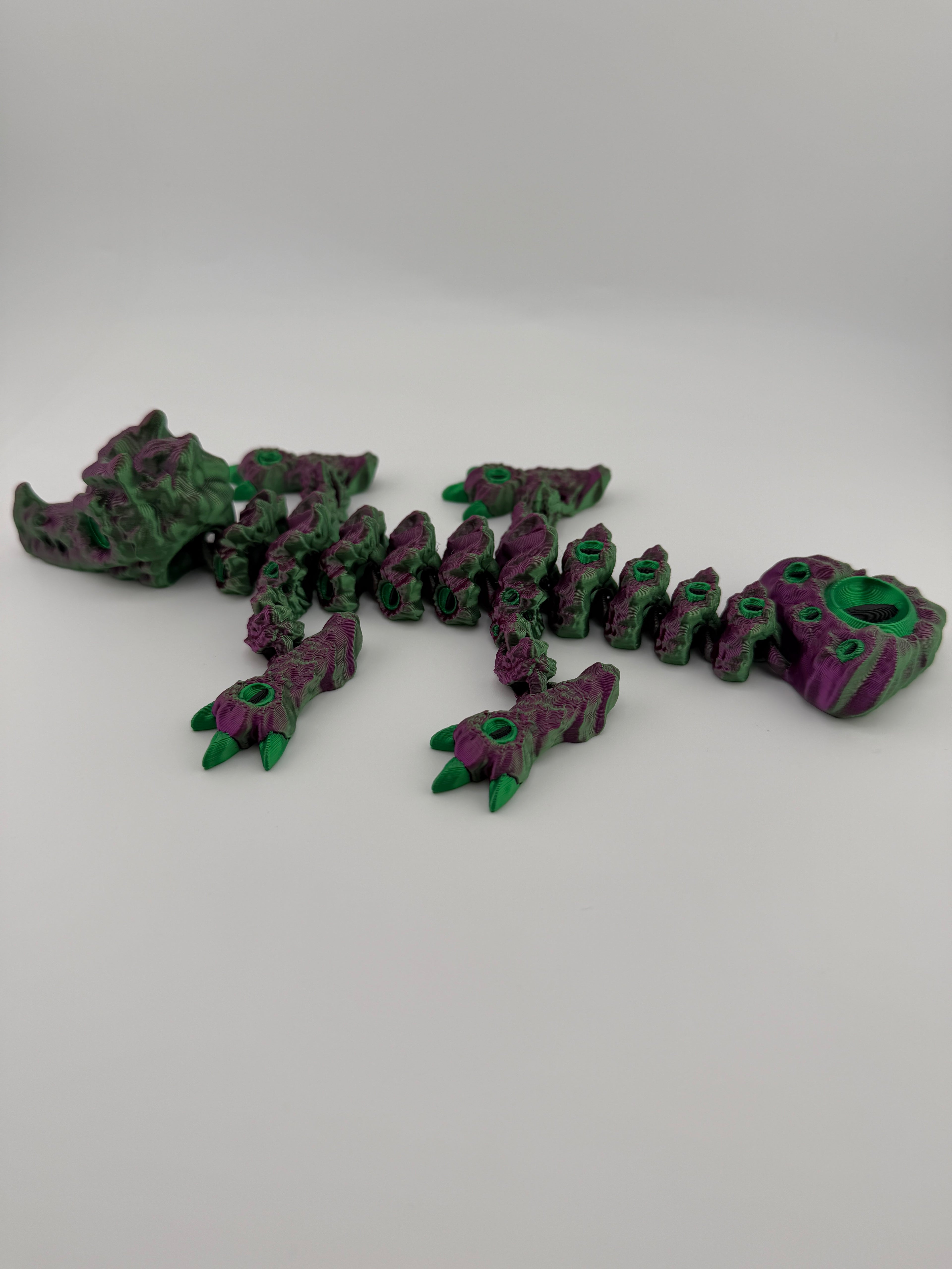 Cursed Dragon – 9.5" Articulated Fantasy Creature