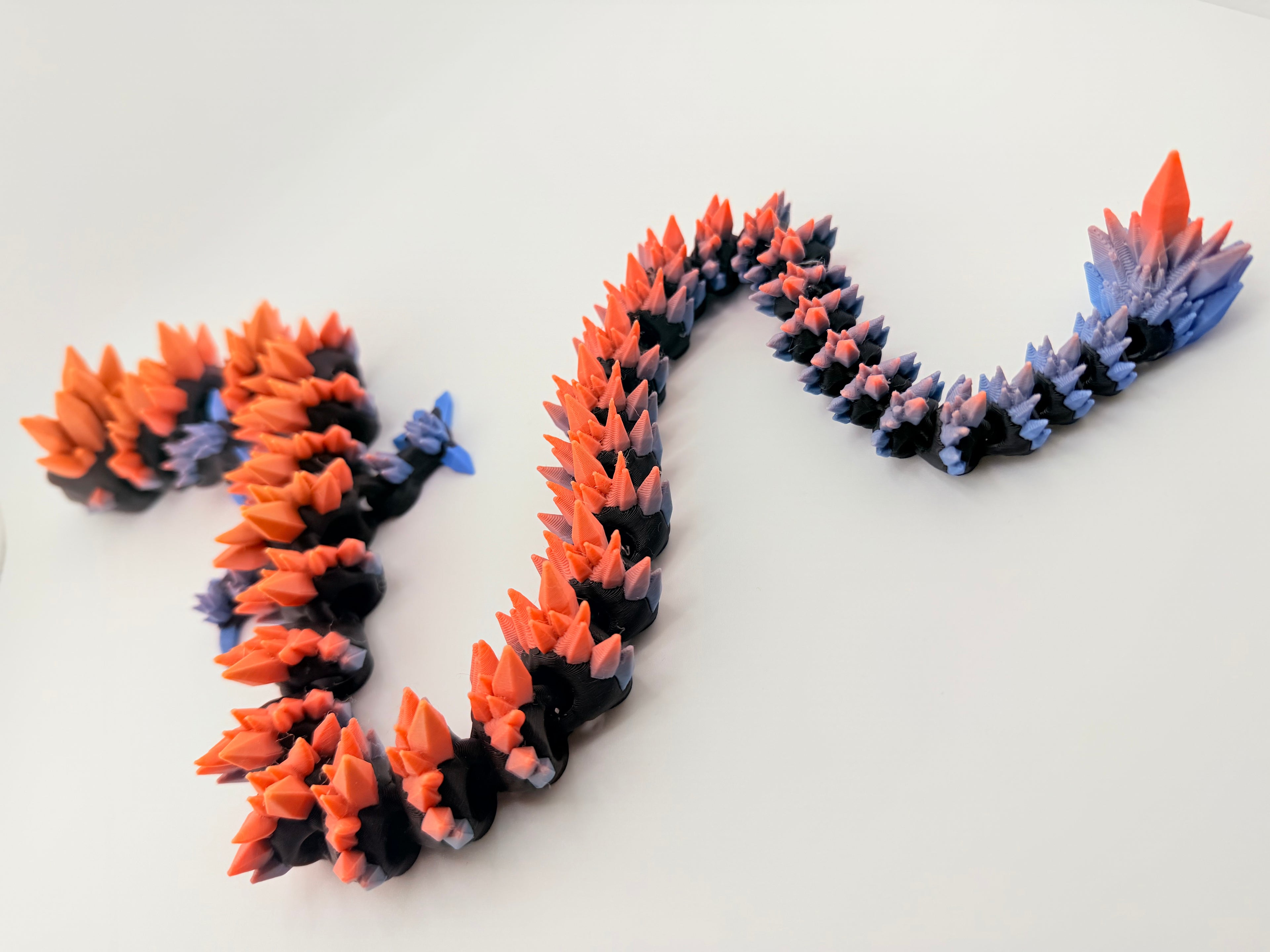 Giga Crystal Dragon – 24.5" | Black, Pink & Blue