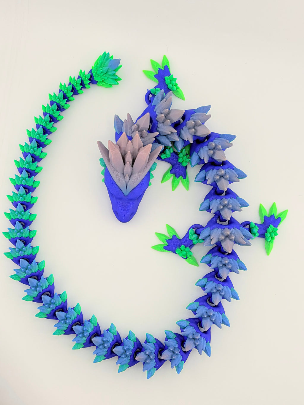 Dark Blue Giga Crystal Dragon – 24.5"