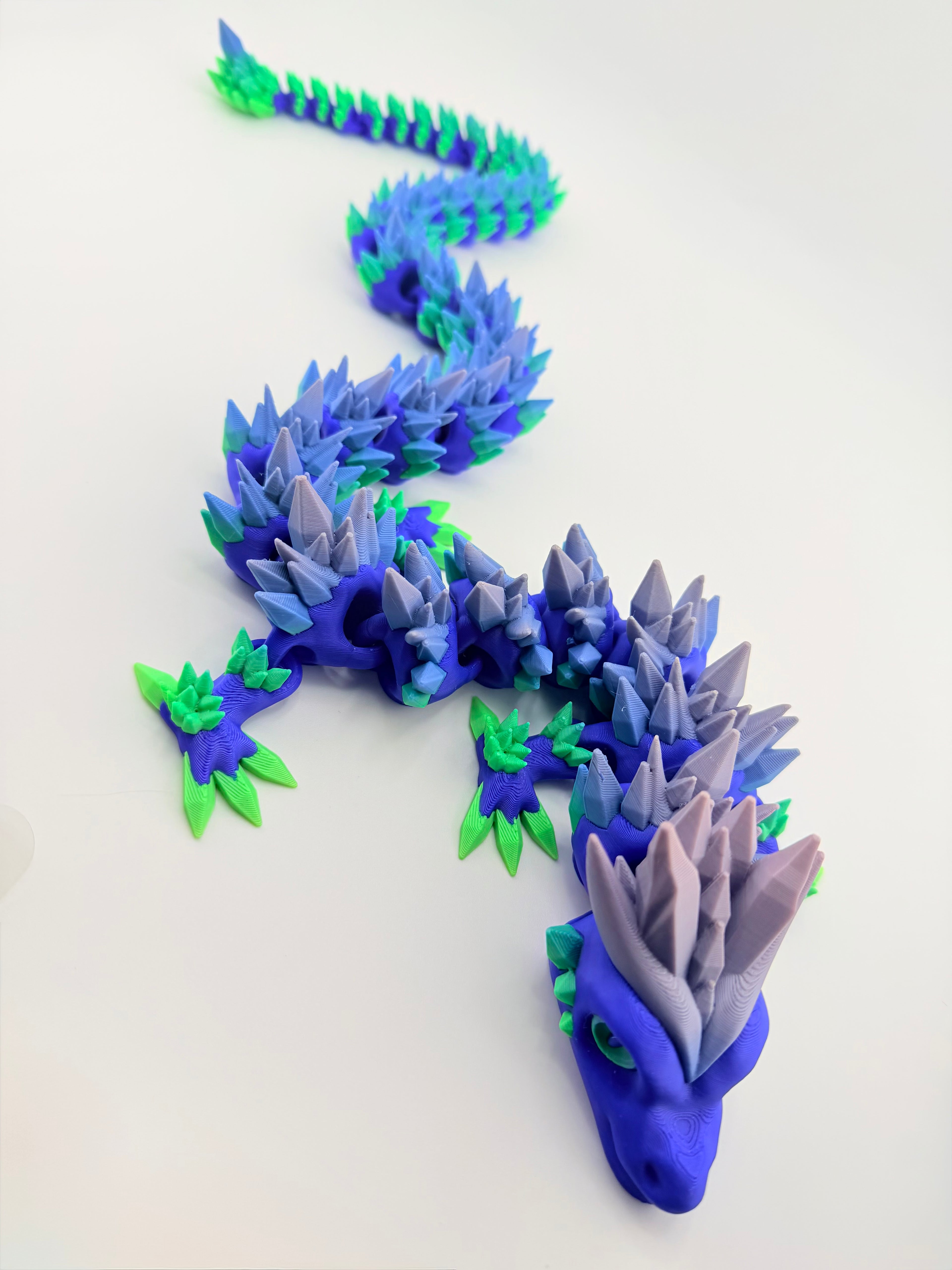 Dark Blue Giga Crystal Dragon – 24.5"