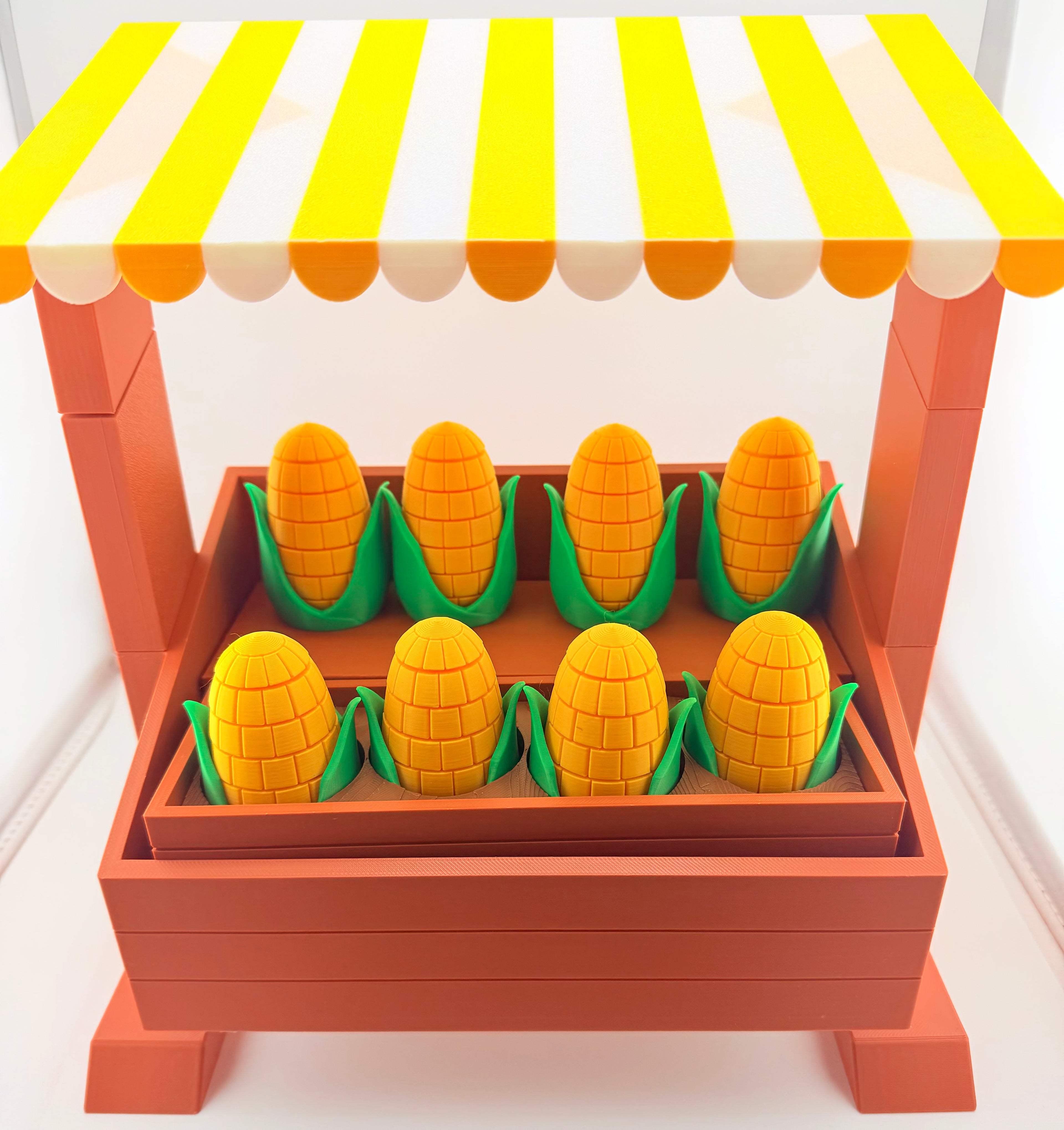 Farm Stand Display – Two-Step Market Shelf