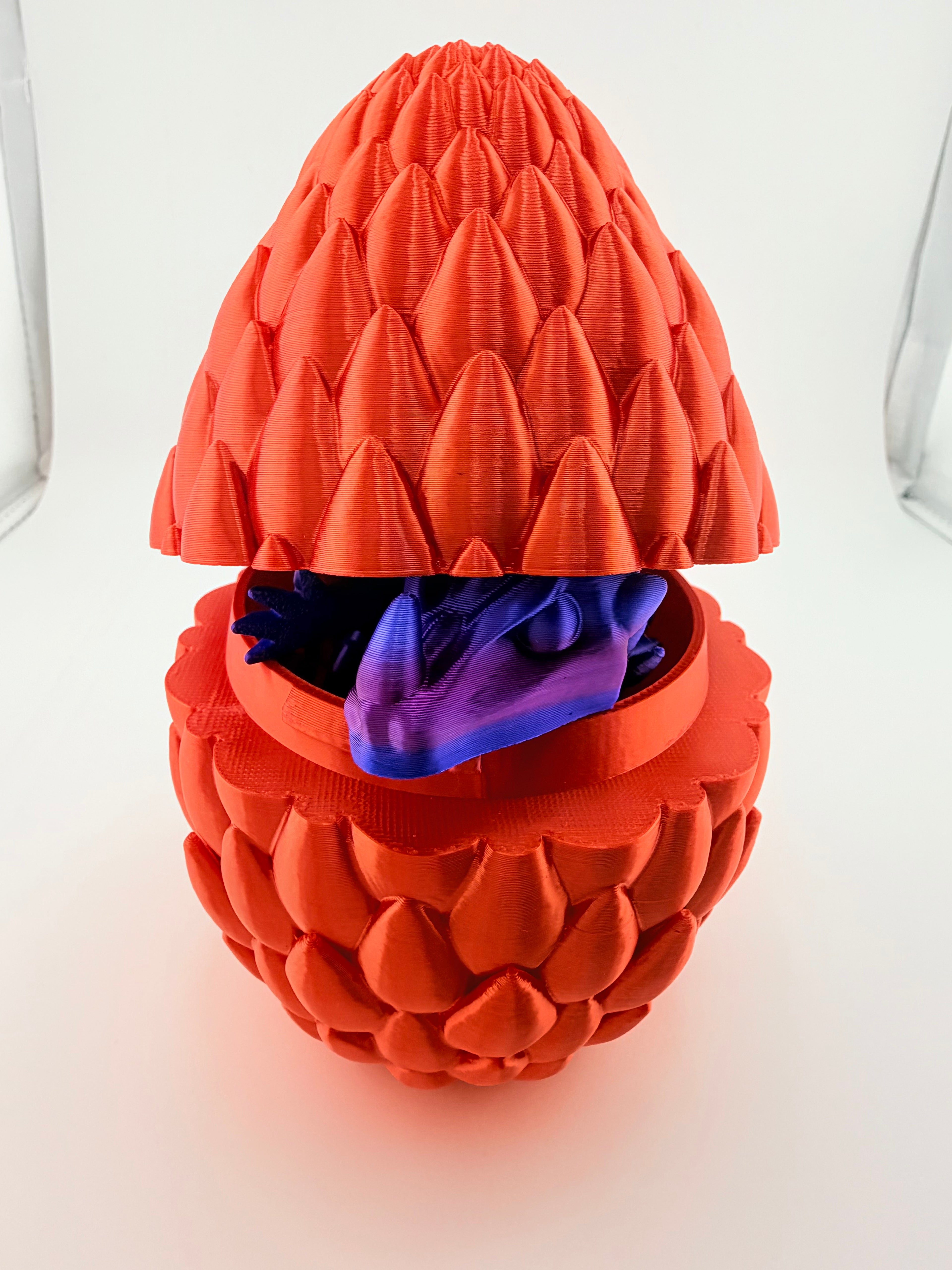 Red Dragon Egg Surprise – Twist-Open Dragon Egg with Hidden Dragon Inside 🐉🥚