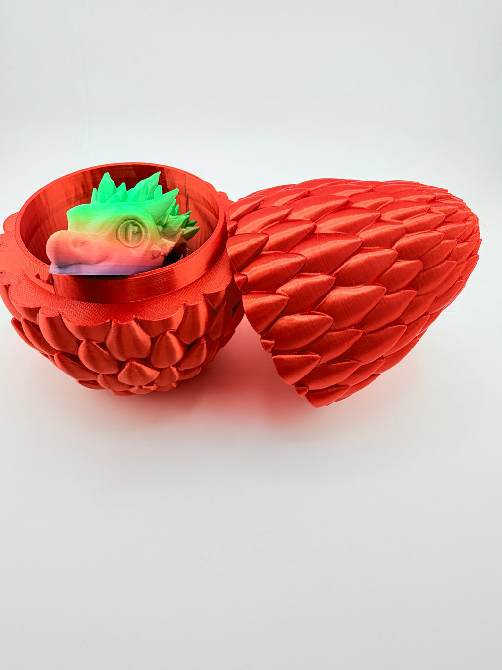 Red Dragon Egg Surprise – Twist-Open Dragon Egg with Hidden Dragon Inside 🐉🥚