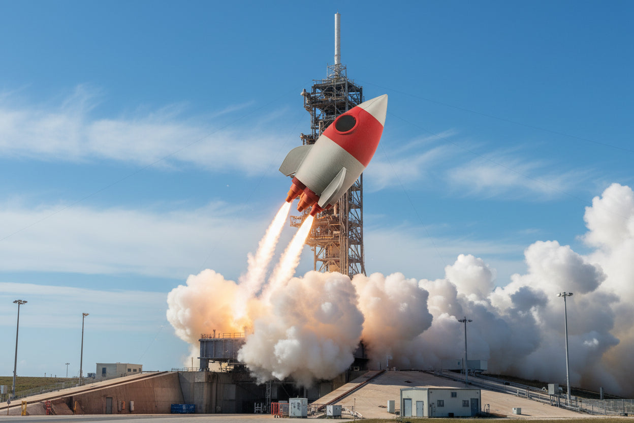 “Lift-Off” Rocket