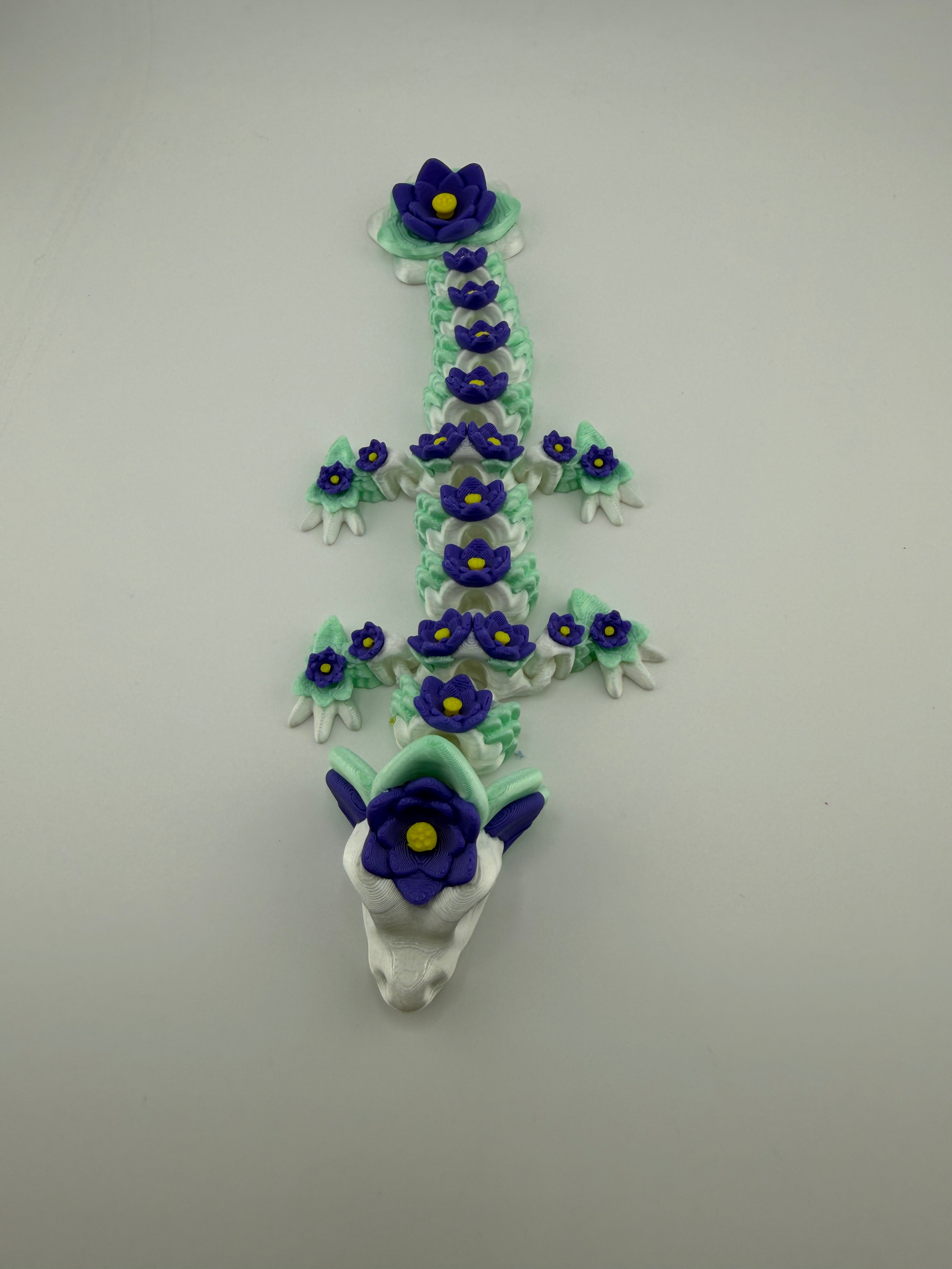 Sacred Lotus Dragon - 9 inch Articulated