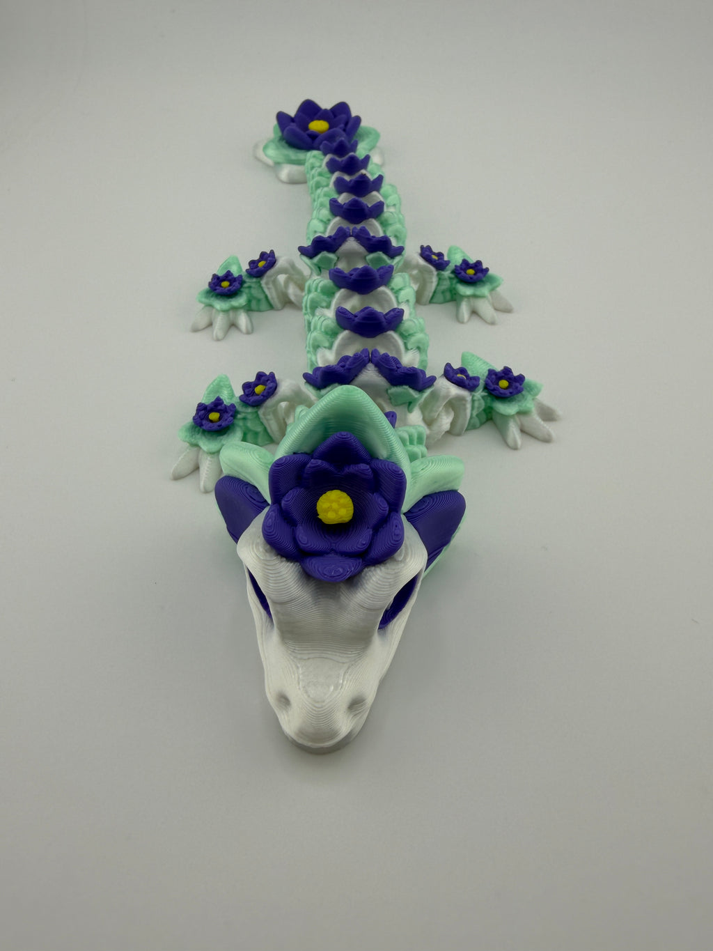 Sacred Lotus Dragon - 9 inch Articulated